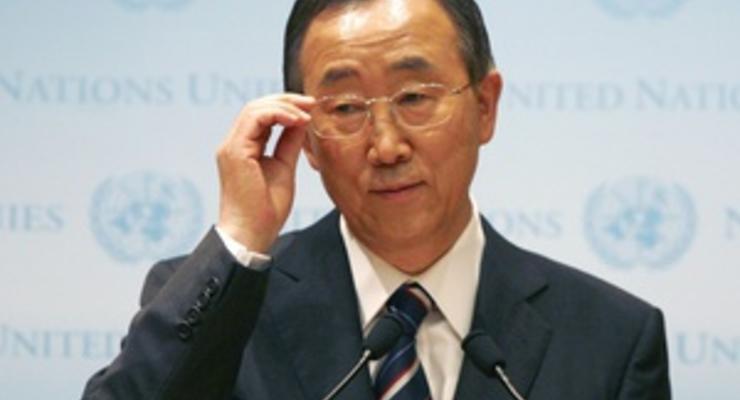 Пан Ги Мун заявил о невозможности решить конфликт в Сирии военным путем