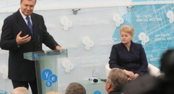 Миссия выполнима. Выступление Януковича в Ялте обнадежило президента Литвы