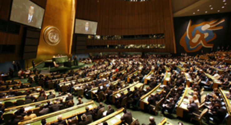 Российская делегация покинула зал Генассамблеи ООН во время выступления Саакашвили