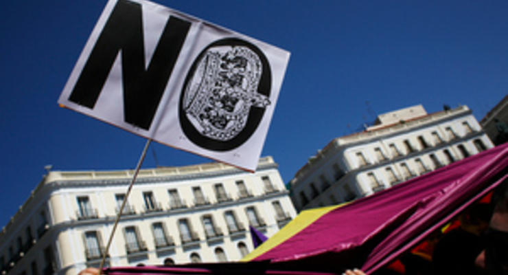 В Испании прошла демонстрация против монархии