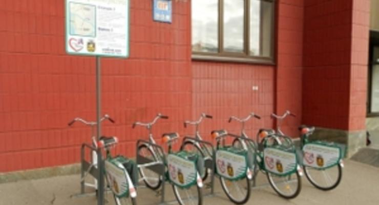 Киевляне смогут ездить к метро на арендованных велосипедах