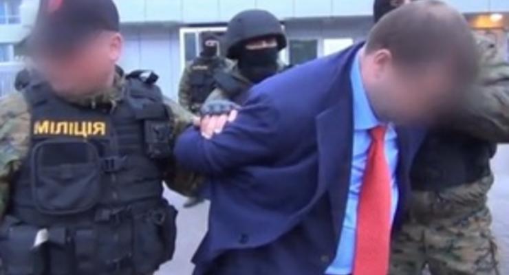 В интернете появилось видео задержания криминального авторитета в Борисполе