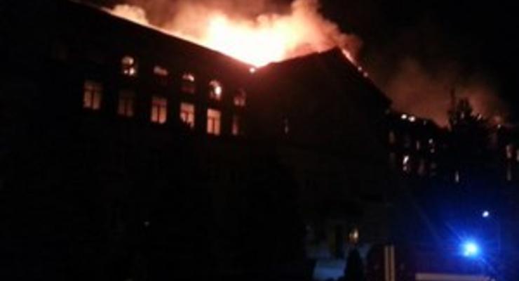 В Киеве горит Аграрный университет