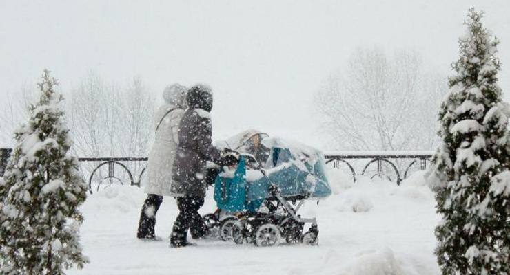 На следующих выходных Киев засыпет снегом