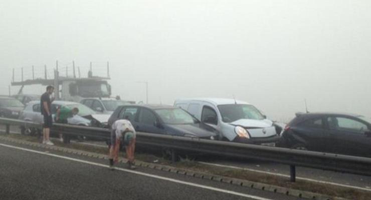 В Бельгии из-за тумана столкнулись десятки автомобилей, есть жертвы