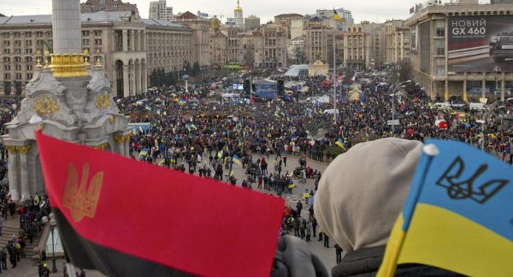 В Киеве на «Евро-митинг» людей собирают за деньги