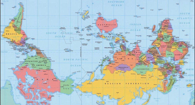 40 необычных карт мира