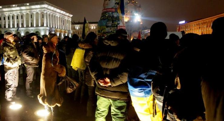 За сутки в драках на Майдане пострадали шесть человек