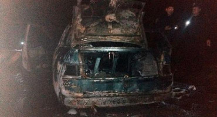 Активиста Дорожного контроля подстрелили, а его машину сожгли