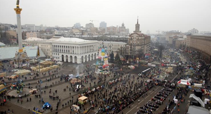 Евромайдан объявил Крещатик свободной от транспорта зоной