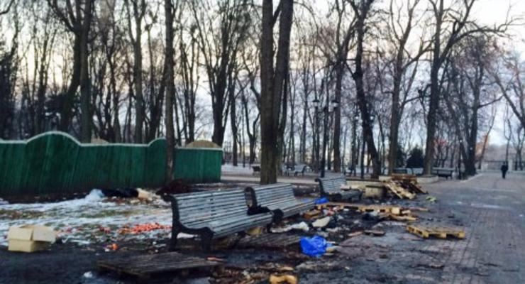 Экологи просят наказать виновных за разруху в Мариинском парке