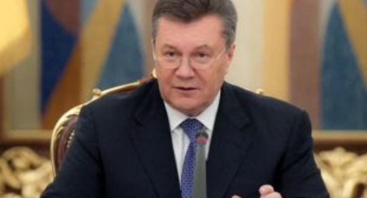 Янукович подписал закон о запрете захвата зданий