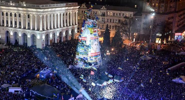 В Киеве отметили самый массовый новый год в Европе. Фотогалерея
