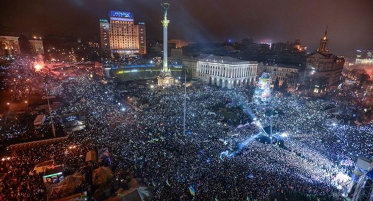 Новогодние мероприятия в Украине прошли без грубых нарушений общественного порядка