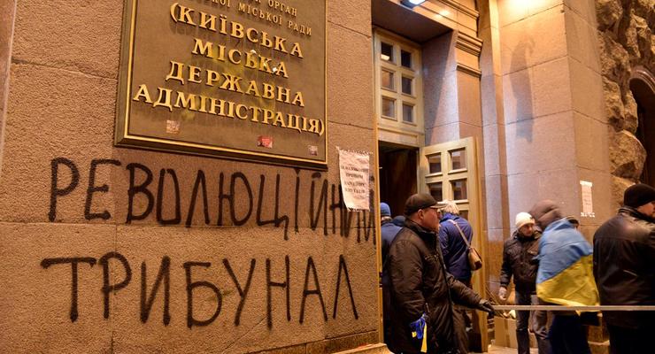 Слезоточивым газом в сотрудников КГГА брызнул киевлянин, состоящий на психиатрическом учете - МВД