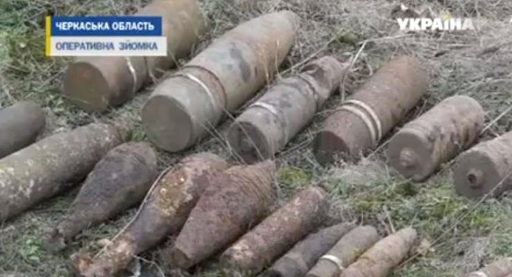 В Умани на частном участке нашли боеприпасы времен Второй мировой войны