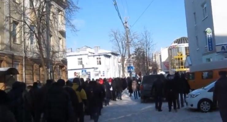 В Тернополе заблокировали областную администрацию - УДАР