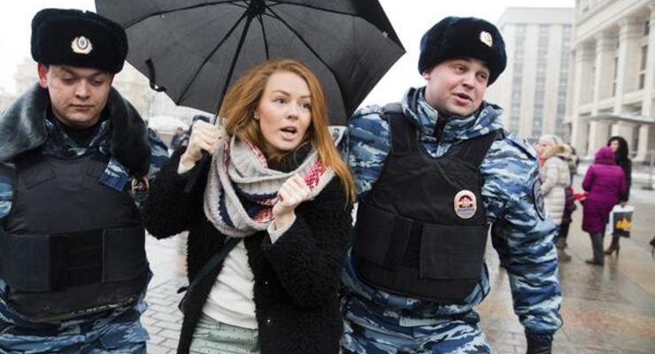 В Москве задержаны десятки человек за проведение акции в поддержку Дождя