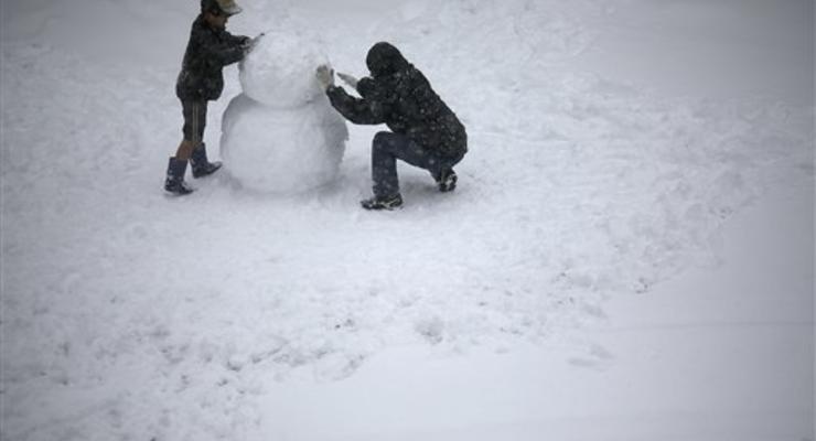 В Японии выпало рекордное количество снега