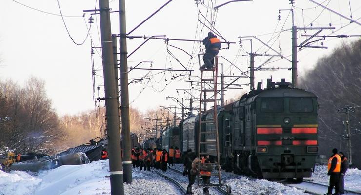 В Челябинской области 30 вагонов с углем сошли с рельс
