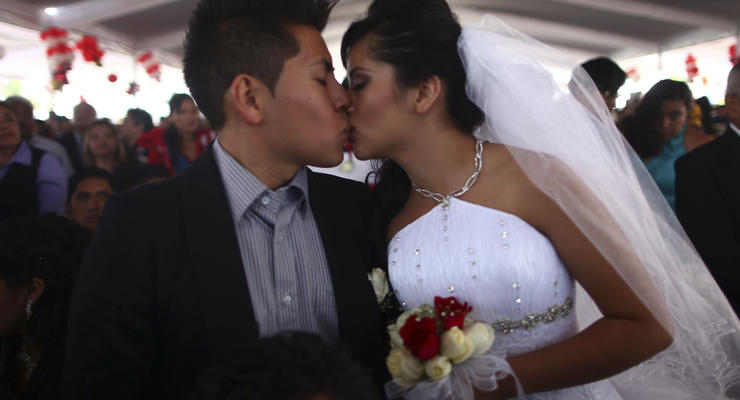 В Мексике установили рекорд по одновременной регистрации браков