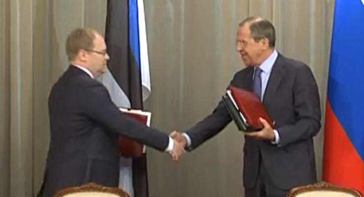 Россия и Эстония подписали договор о госгранице
