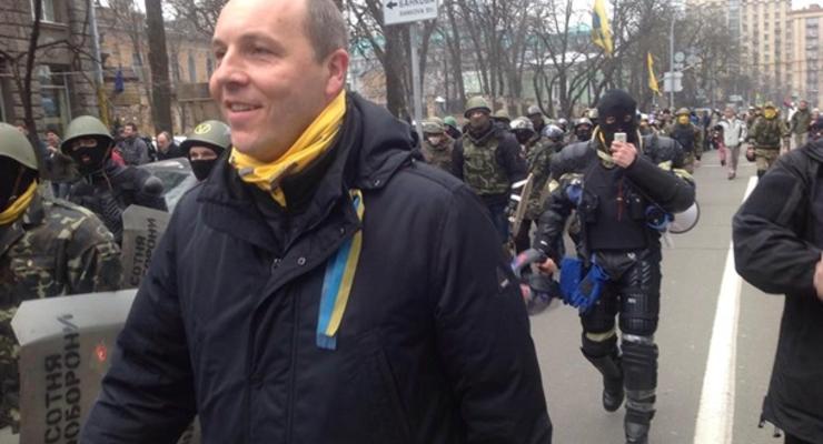 Комендат Майдана Парубий получил контузию – депутат