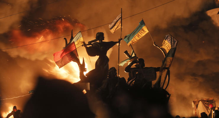 Ночные бои в Киеве 18-19 февраля. Фотогалерея