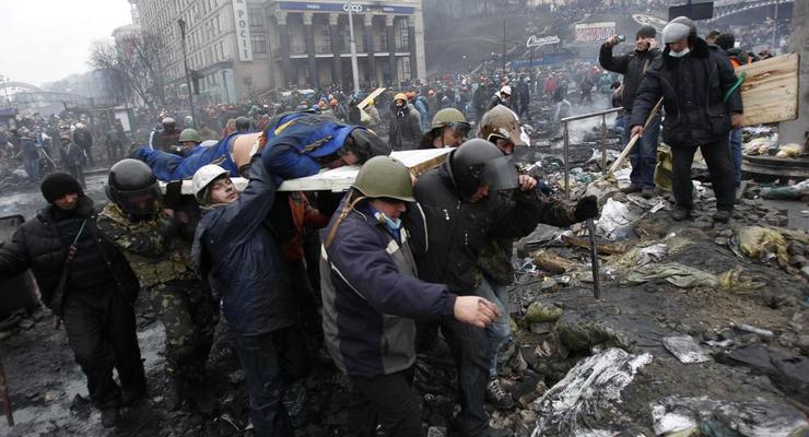ВИДЕО боев в Киеве 19-20 февраля: Снайперы убивают активистов и драка в Раде