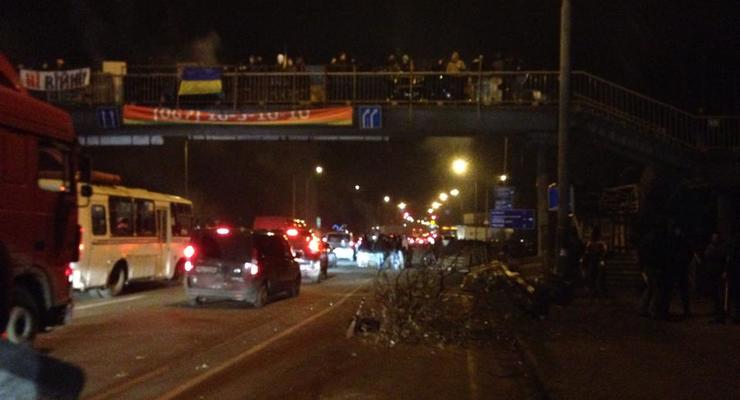 На Броварской трассе произошла стрельба, когда Беркут выезжал из Киева