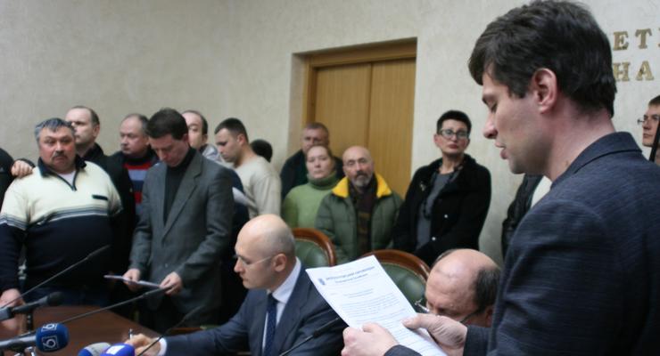 Глава Днепропетровского облсовета отозвал заявление об отставке