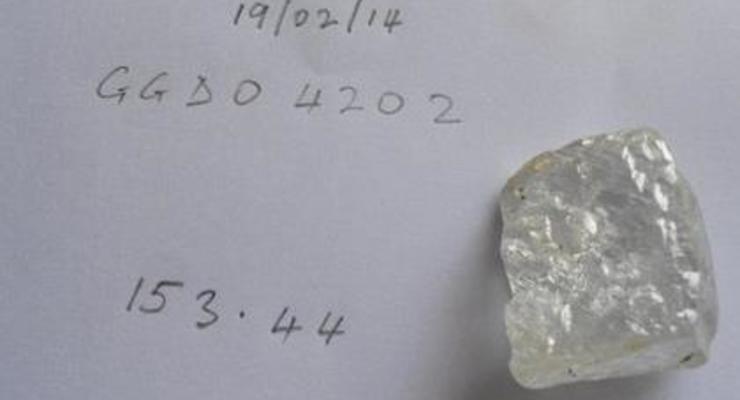 В Сьерра-Леоне нашли алмаз весом в 153,44 карата