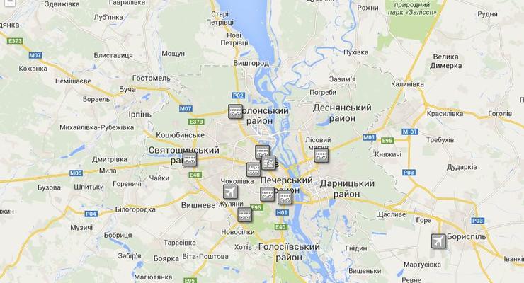 Общественный транспорт Киева теперь доступен онлайн