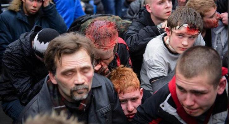 В результате штурма Харьковской ОГА побили активистов Майдана