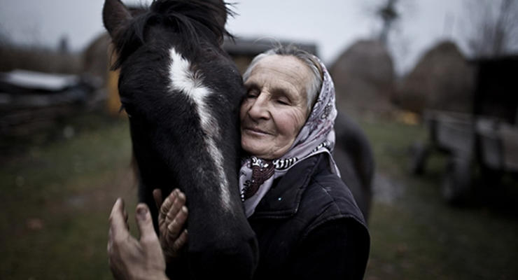 Фото недели: Милая старушка и войска в Крыму