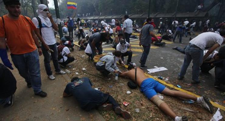 22 человека стали жертвами уличных протестов в Венесуэле