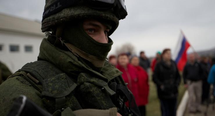 Украинская воинская часть в Симферополе захвачена российскими военными