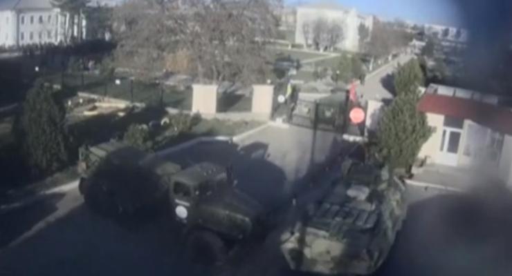 Бельбек: Видео захвата украинской воинской части