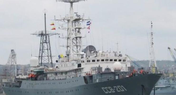 В Азовском море замечены российские военные корабли