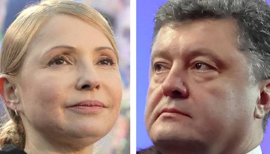 Порошенко возглавил президентский рейтинг, вдвое опережая Тимошенко - опрос