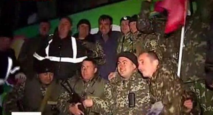 Последняя группа украинских морпехов покинула Крым