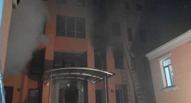 В офисе КПУ выгорело 220 квадратных метров