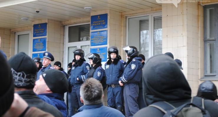 Как захватывали горотдел милиции в Краматорске