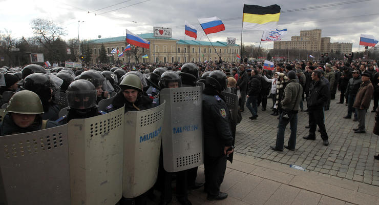 В Харькове сторонники федерализации собираются на митинг