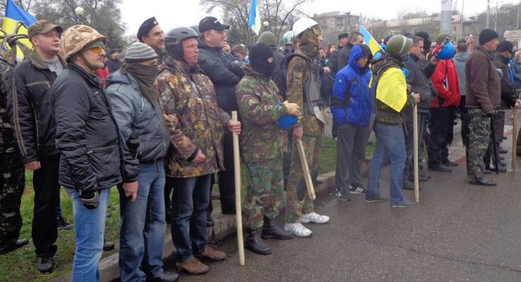 В Запорожье майдановцы заблокировали сторонников России