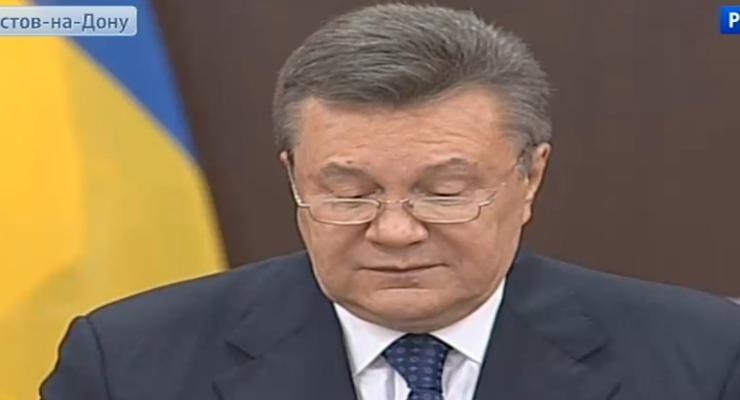 Янукович выступил с заявлением в Ростове-на-Дону