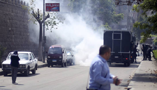 В Египте взорвали будку полицейского-регулировщика