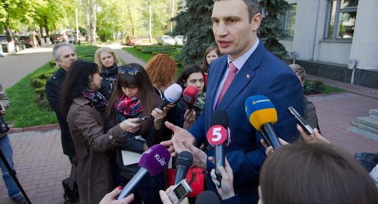 Кличко подал документы для регистрации кандидатом в мэры Киева