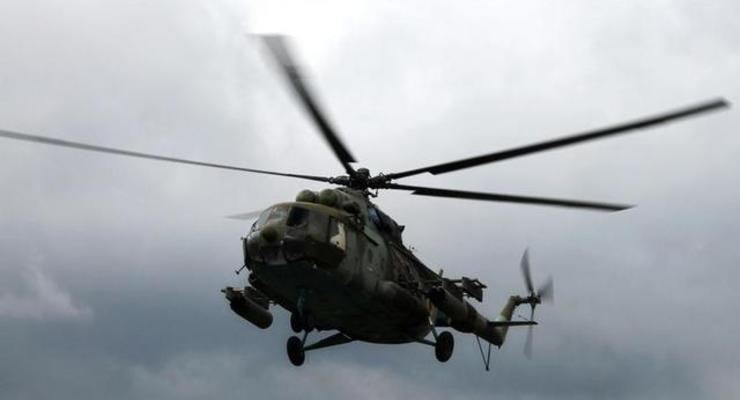 Возле Славянска сбили украинский вертолет Ми-24