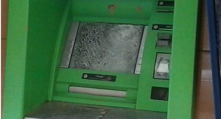 В Краматорске расстреляли банкоматы ПриватБанка